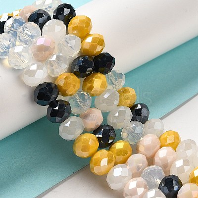 Glass Beads Strands EGLA-A034-M10mm-38-1