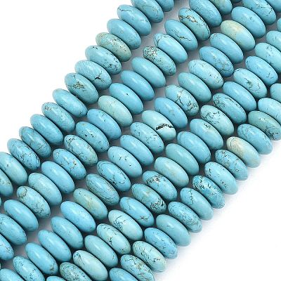 Dyed Natural Magnesite Beads Strands G-B173-A01-02-1