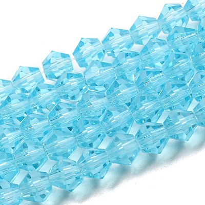 Transparent Glass Beads Strands GLAA-F029-3mm-20-1