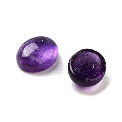 Natural Amethyst Cabochons G-G145-01A-17-1