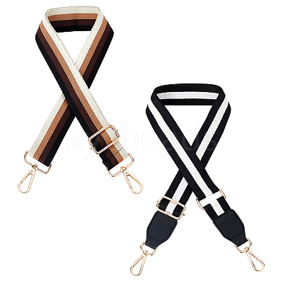 2 Style Stripe Pattern Polyester Bag Tape FIND-FH0002-90-1