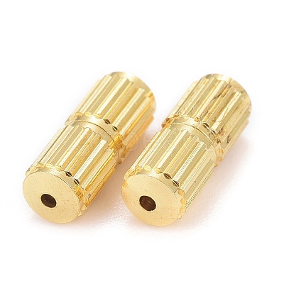 Brass Screw Clasps KK-E368-G-1