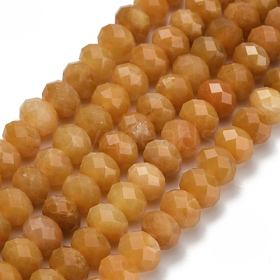 Natural Topaz Jade Beads Strands G-Z111-A06-03-1