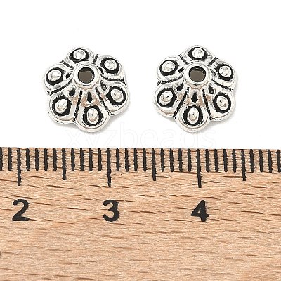 Tibetan Style Bell Filigree Bead Caps X-TIBE-A23845-AS-FF-1