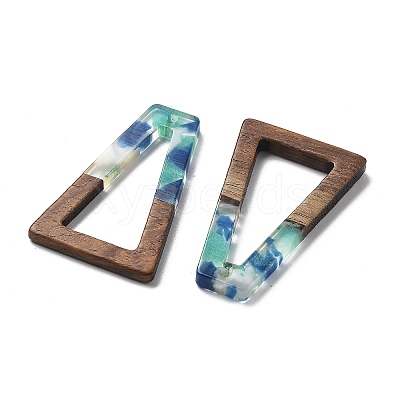 Resin and Walnut Pendants FIND-R051-03A-1