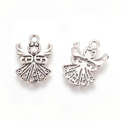 Tibetan Style Alloy Pendants X-TIBEP-A22571-AS-LF-1