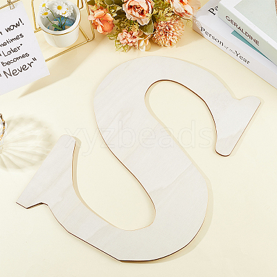 Letter Unfinished MDF Sheets WOOD-WH20012-008S-1