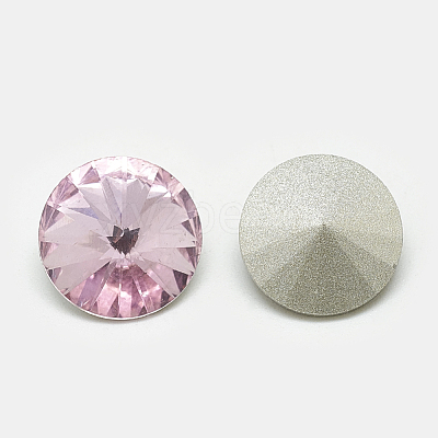 Pointed Back Glass Rhinestone Cabochons RGLA-T086-18mm-10-1