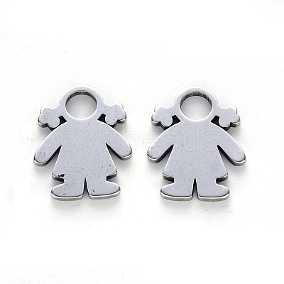 Tarnish Resistant 304 Stainless Steel Charms STAS-N092-24-1