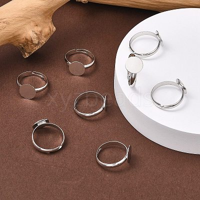 Brass Pad Ring Base Findings EC022-1