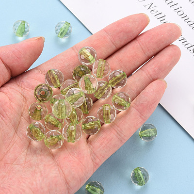 Transparent Acrylic Beads TACR-S154-11A-83-1