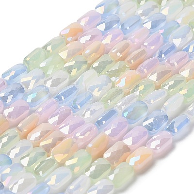 Electroplate Glass Beads Strands EGLA-P065-02A-01-1