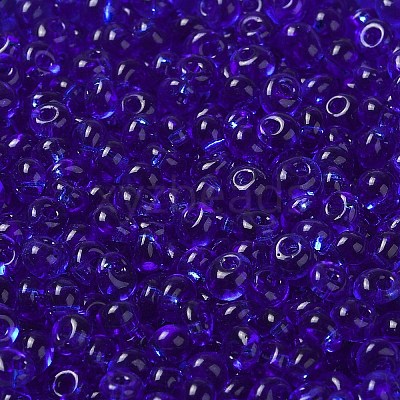 Transparent Colours Glass Seed Beads SEED-P006-02A-16-1