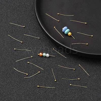 Brass Ball Head Pins LS-X-KK-R020-04G-1