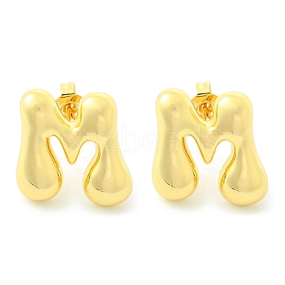 Rack Plating Brass Earrings EJEW-S222-01G-M-1
