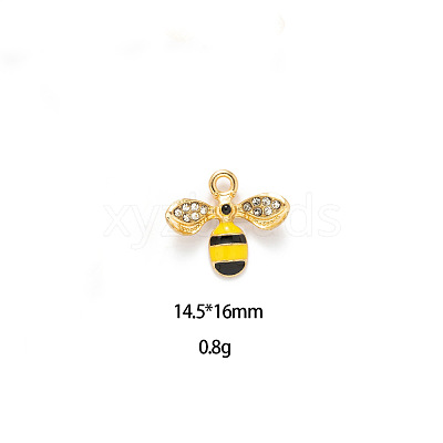 Alloy Enamel Pendants WI-PW0001-092A-03-1