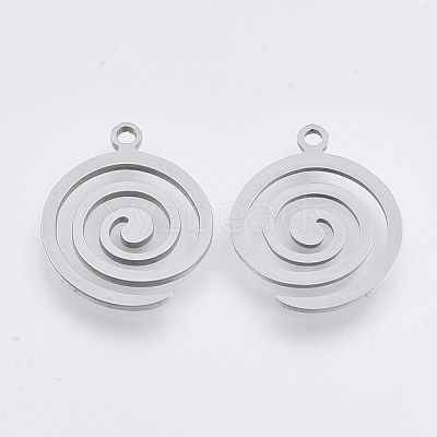 Tarnish Resistant 201 Stainless Steel Pendants STAS-T044-83P-1
