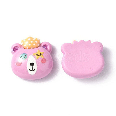 Opaque Resin Cabochons CRES-P023-02C-1