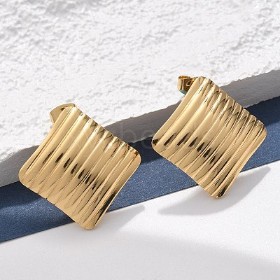 304 Stainless Steel Stud Earrings EJEW-L296-013G-01-1