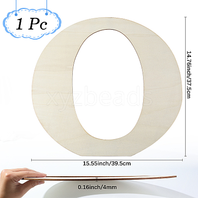 Letter Unfinished MDF Sheets WOOD-WH20012-008O-1