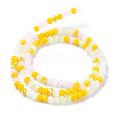 Glass Beads Strands EGLA-A034-M4mm-28-1