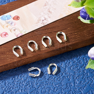 6Pcs 925 Sterling Silver Wire Guardian STER-TA0001-45S-1