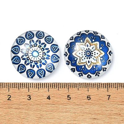 24Pcs Glass Cabochons X1-GGLA-S059-04C-1