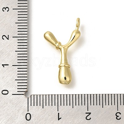 Rack Plating Brass Pendants KK-I722-08G-Y-1