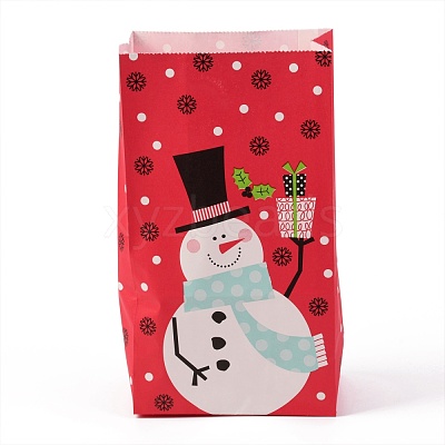 Christmas Theme Kraft Paper Bags CARB-H030-B05-1