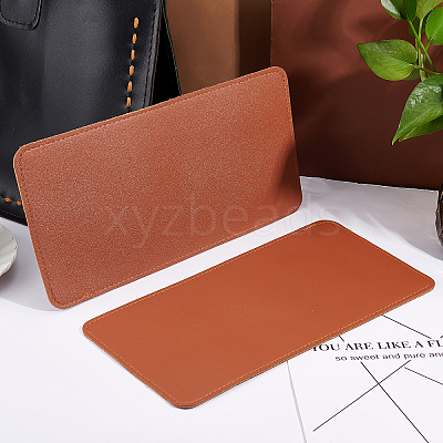 2Pcs Rectangle PU Bottom FIND-PH0004-35A-1