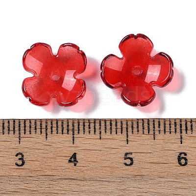 Baking Paint Glass Bead Caps GLAA-S202-04A-1