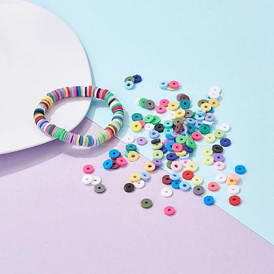 4224Pcs 24 Colors Handmade Polymer Clay Beads CLAY-YW0001-16-1