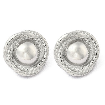 304 Stainless Steel Stud Earrings EJEW-D319-10P-1