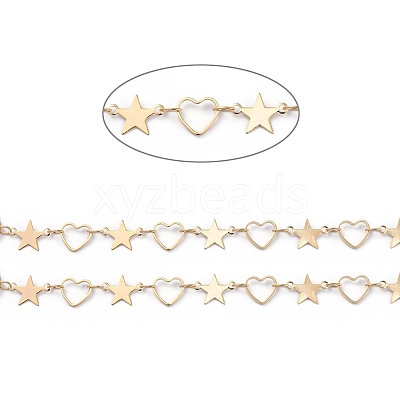 Handmade Brass Beaded Chains CHC-S002-02G-1