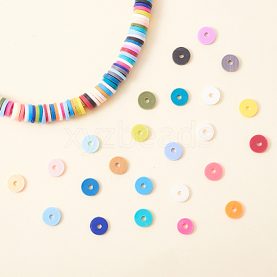 Handmade Polymer Clay Beads CLAY-PH0001-13-6mm-1
