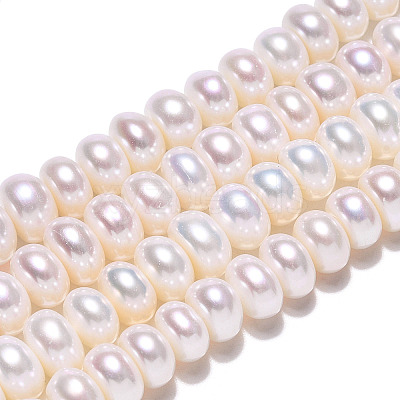 Natural Cultured Freshwater Pearl Beads Strands PEAR-N015-07B-1