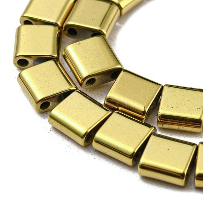 Electroplated Non-magnetic Synthetic Hematite Beads Strands G-C106-A02-16-1