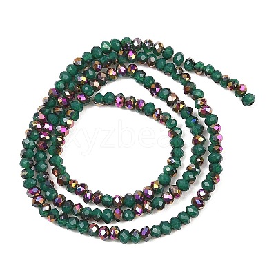 Electroplate Glass Beads Stradns EGLA-H114-02A-01-1