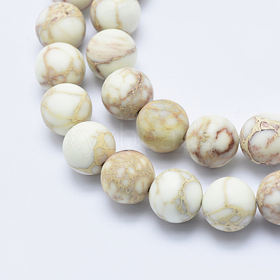 Natural Imperial Jasper Beads Strands G-A175C-10mm-01-1