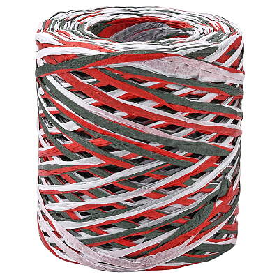 Segment Dyed Raffia Paper Cords for DIY Craft OCOR-WH20020-27E-1