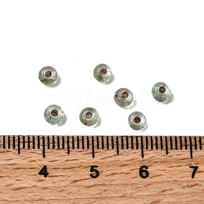 Transparent Stripe Glass Seed Beads GLAA-NH0001-06C-1