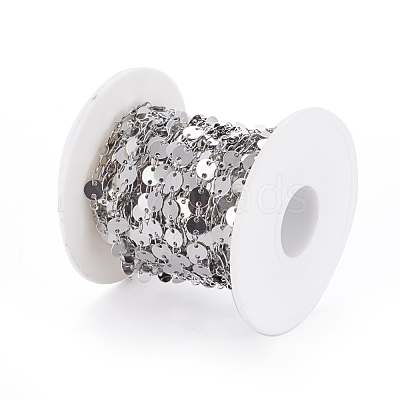 Tarnish Resistant 304 Stainless Steel Link Chains CHS-L019-01B-P-1