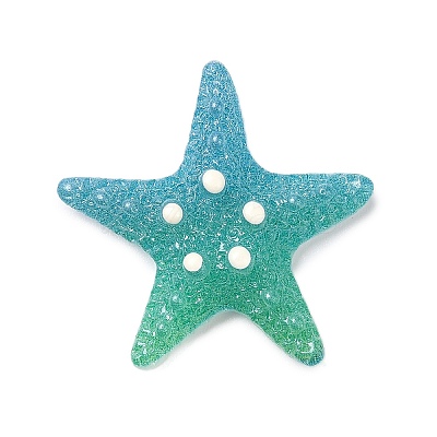 Gradient Color Opaque Resin Decoden Cabochons CRES-P036-01A-05-1