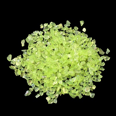 Glass Chip Beads GLAA-WH0033-43O-1