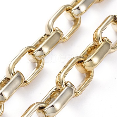 Personalized CCB Plastic Cable Chain Necklaces NJEW-JN02882-1