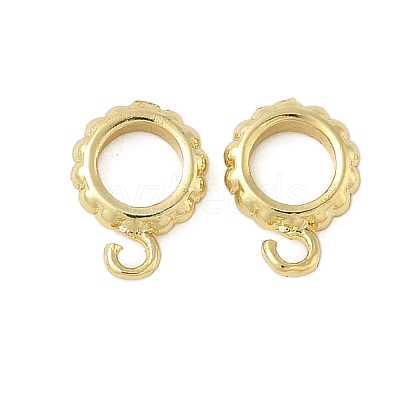 Brass Tube Bails KK-L245-05G-02-1