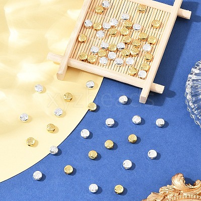 60Pcs 2 Colors Alloy Beads FIND-YW0010-12-1