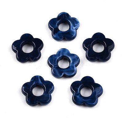 Gradient Color Transparent Acrylic Beads OACR-N137-49Q-1