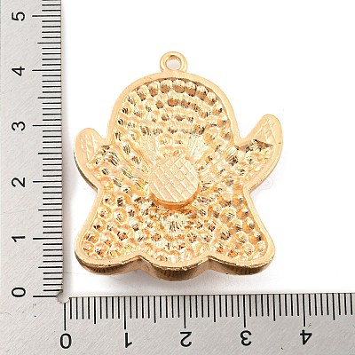 Alloy with Glass Rhinestone Pendants LS-FIND-B033-01G-G-1