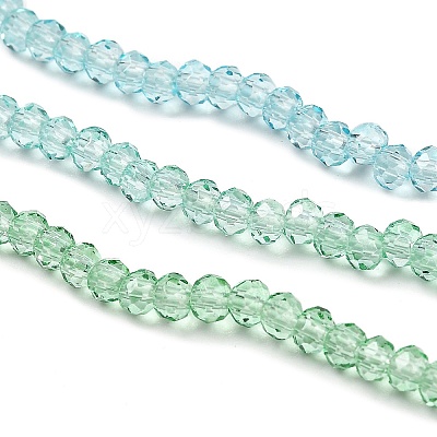 Transparent Painted Glass Beads Strands DGLA-A034-T2mm-A16-1
